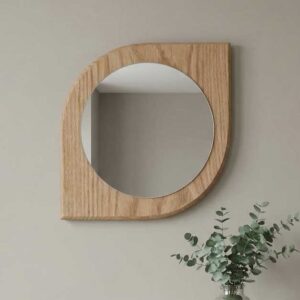 Miroir bois Mural en Chêne Massif Modulable