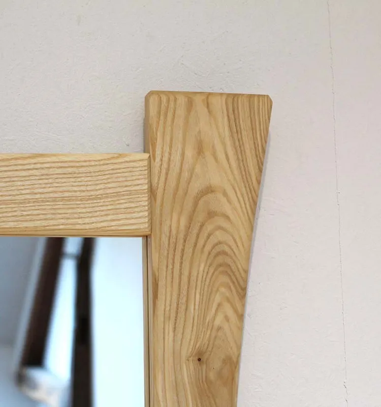 Miroir en frêne massif de 60 x 60 cm – Image 2